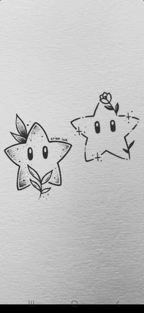 Simple Gaming Tattoo, Nerdy Friend Tattoos, Simple Video Game Tattoos, Crisp Ink Tattoo, Kawaii Flash Tattoo, August Tattoo, Crisp Ink, Couples Tattoo, Twin Tattoos