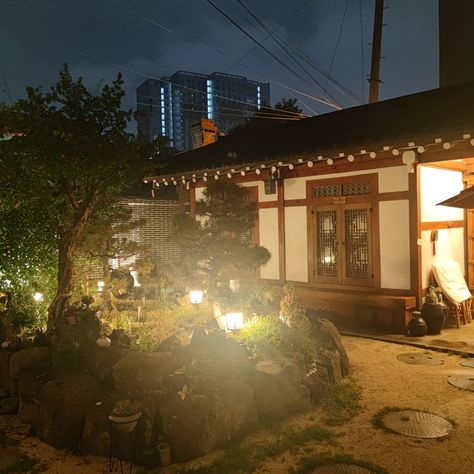 korea aesthetic | summer vacation travel aesthetic | hanok at night Korean Town, Seoul Trip, Town Festival, Korea Aesthetic, Aesthetic Summer, Daegu, Vacation Travel, City Streets, Busan