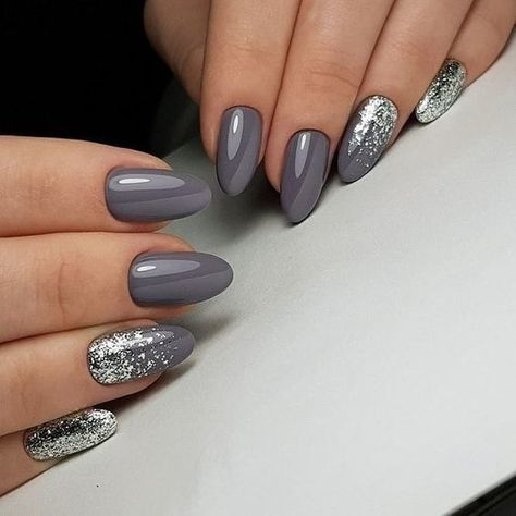 Opi Manicure, Shellac Nail Colors, Grey Nails, Nagellack Trends, Gel Nail Art Designs, Latest Nail Trends, Gray Nails, Makijaż Smokey Eye, Super Nails