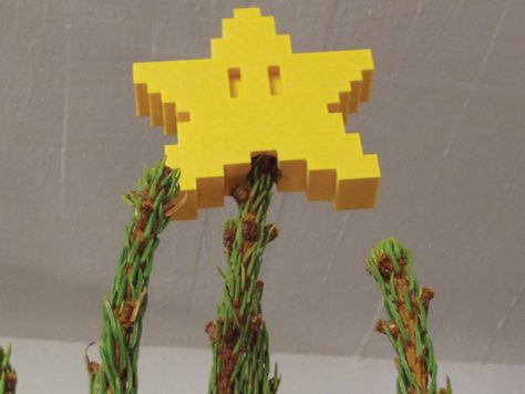 3D Printed Christmas Decorations for Perfect Geeky Holidays Pixel Tree, Lego Christmas Tree, Video Game Decor, Lego Christmas, 3d Printing Diy, Christmas Tree Tops, Gift Wrapping Inspiration, Christmas Tree Star, 3d Printing Projects