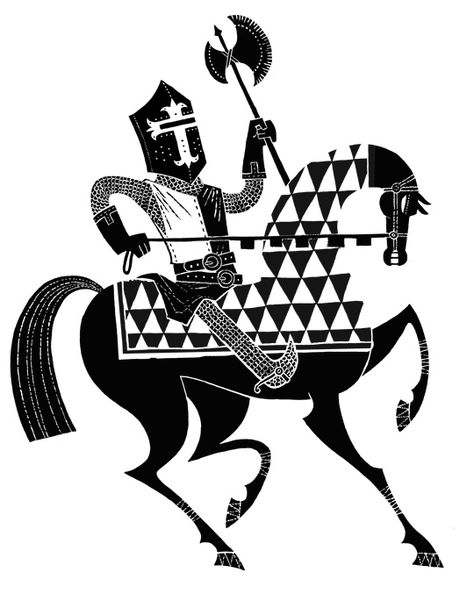 Knights Illustration, Knight Illustration, Cartoon Knight, Knight Horse, Knight On Horse, Crown Illustration, Blues Art, Medieval Design, Dragon Horse