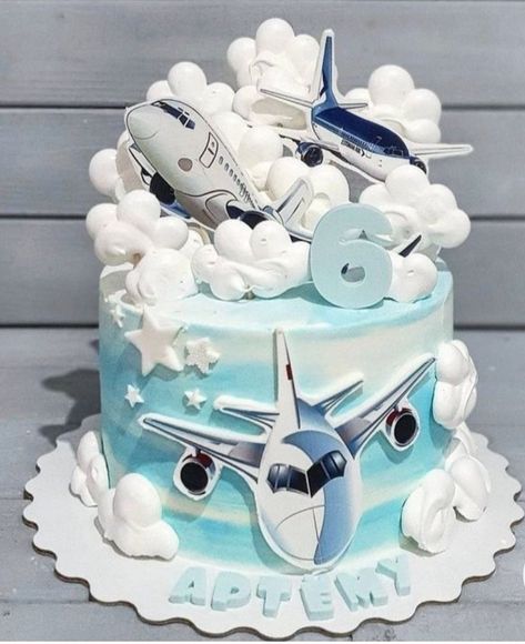 Plane Cake Ideas, Plane Cakes For Boys, Airplane Cakes For Boys, Airplane Cake Ideas, Plane Birthday Cake, Cartoon Cake Design, Aeroplane Cake, Planes Birthday Cake, Easter Desserts Cake