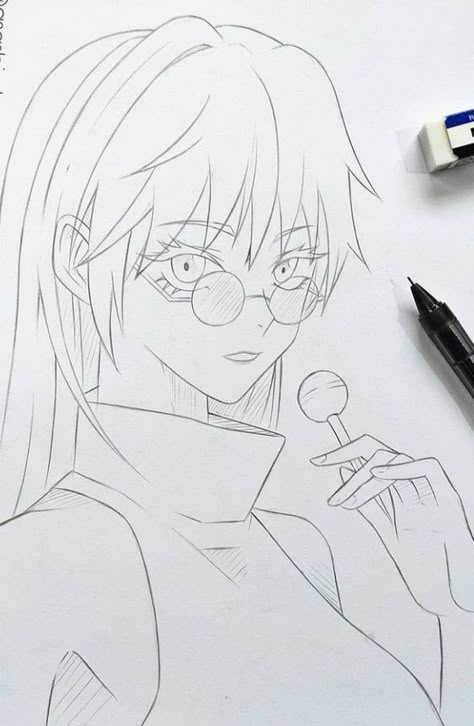 Anime Character Sketches, Anime Outline, R6 Wallpaper, Anime Drawing Sketches, Simple Anime, Anime Lineart, Best Anime Drawings, Anime Drawing Books, Easy Drawings Sketches