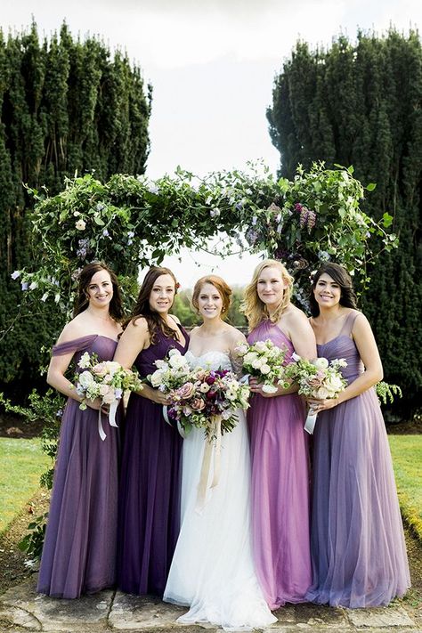 Purple Bridesmaids Dresses, Perfect Looks for a Purple Colour Palette | OneFabDay.com Plum Bridesmaid, Lilac Bridesmaid, Fall Purple, Lavender Bridesmaid, Purple Bridesmaid Dress, Lilac Bridesmaid Dresses, Summer Bridesmaid Dresses, Purple Wedding Theme, Purple Bridesmaid