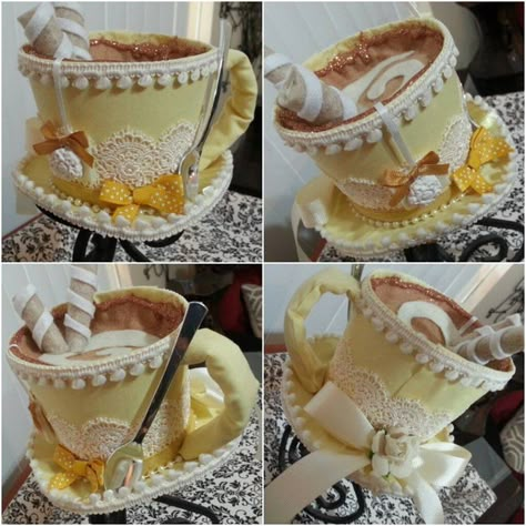 Tea Cup Hat, Dessert Outfit, Cup Hat, 귀여운 음식 그림, Crazy Hats, Food Accessories, Food Clothes, Kawaii Accessories, Hat Ideas