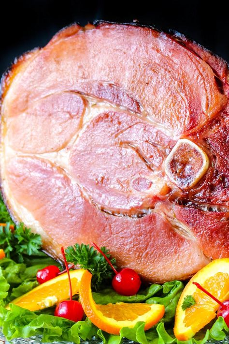 Whiskey Wild Cherry Coke Glazed Ham Coke Glazed Ham, Coke Ham, Holiday Ham Recipes, Honey Glazed Ham, Ham Glaze Recipe, Delicious Christmas Desserts, Cherry Coke, Holiday Ham, Scalloped Potatoes Cheesy