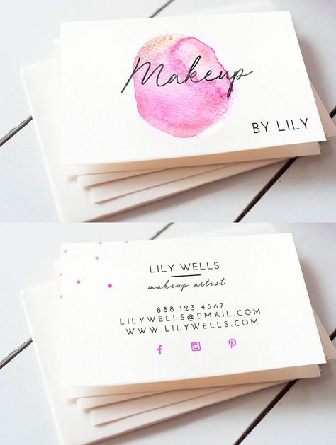 Makeup Artist Branding Logo, Makeup Artist Logo Design, Makeup Artist Branding, Makeup Business Cards, Business Card Template Psd, Makeup Artist Logo, Makeup Artist Business Cards, Makeup Artist Business, Visiting Card Design