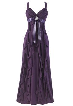 Wedding, Dress, Purple, Bridesmaid, Plum, Eggplant...gorgeous!  Maybe shower or rehearsal dinner dress for the bride?  If you want a change from white Wedding Dress Purple, Prom Dress Inspo, Purple Bridesmaid, Prom Dress Inspiration, Maid Dress, Grad Dresses, The Perfect Guy, Dress Purple, Gorgeous Gowns