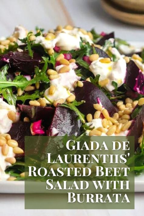 Best Beet Salad, Salad With Burrata, Beet Salad Recipe, Giada Recipes, Autumn Salad Recipes, Beet Salad Recipes, Roasted Beet Salad, Burrata Salad, Dijon Vinaigrette