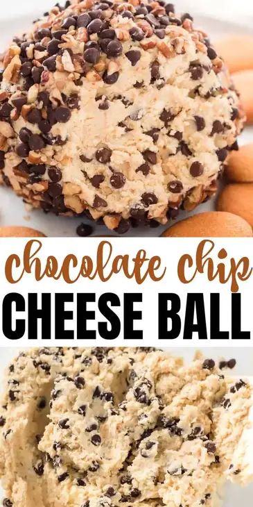 13 Charming Cheese Ball Recipes Both Sweet & Savory! Chocolate Cheese Ball, Chocolate Chip Cheese Ball, Cream Cheese Balls Recipe, Cheeseball Recipes, Dessert Cheese Ball, Cheese Ball Recipes Easy, Cream Cheese Ball, Cheese And Chocolate, Cheese Ball Recipe