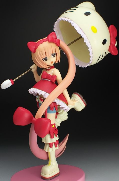 anime figures | Hello kitty anime figure ^.^ by GmDrew on DeviantArt 2000s Anime Figures, Hello Kitty Figurines, Anime Figure Poses, Nekomura Iroha, Kitty Anime, Girl Figure, Moe Anime, Figure Anime, Figure Reference