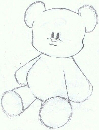 Teddy bear Teddy Bear Drawing Easy, Bear Drawing Easy, Ballon Drawing, Teddy Bear Doodle, Teddy Bear Sketch, Bear Video, Teddy Bear Drawing, Teddy Bear Cartoon, Bear Sketch