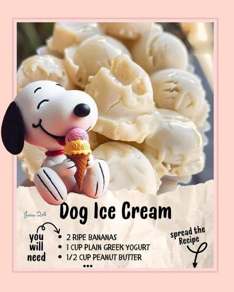 Doggie Ice Cream, Ripe Banana Recipe, Green Chili Recipes, Pet Treats Recipes, Easy Dog Treat Recipes, Dog Ice Cream, Easy Dog Treats, Healthy Dog Treats Homemade, Doggie Treats