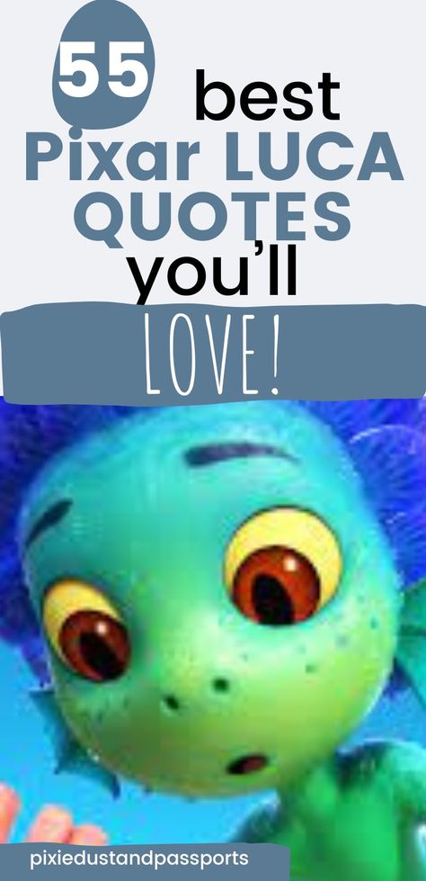 Silencio Bruno! These amazing Pixar Luca quotes will teach you how to stay true to yourself. Luca Quotes Pixar, Luca Movie Quotes, Movie Captions, Disney Love Quotes, Lucas Movie, Stay True To Yourself, Disney Princess Quotes, True To Yourself, Just You And Me