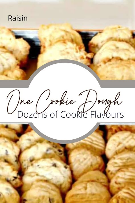 The best drop cookie recipe, its easy and you can add anything you like to a basic dough. Literally dozens of different variations from one simple batch. This is an old classic recipe I have been making for years and years. Small Cookies Recipe, Baking Recipes Desserts Cookies, Basic Cookie Dough Recipe, Basic Cookie Dough, Cookie Flavours, Simple Cookie Dough Recipe, Macaroon Cookies Recipe, Chocolate Chip Cookie Dough Recipe, Basic Cookie Recipe