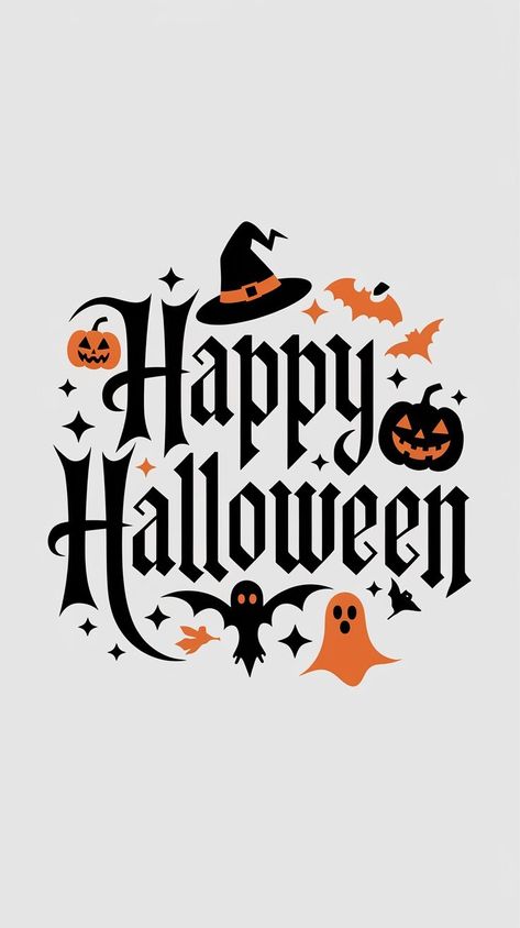 Happy Holloween, Happy Halloween Quotes, Happy Halloweenie, Design For T Shirt, Halloween Vector, Autumn Scenes, Halloween Banner, Fall Crafts For Kids, Halloween Quotes