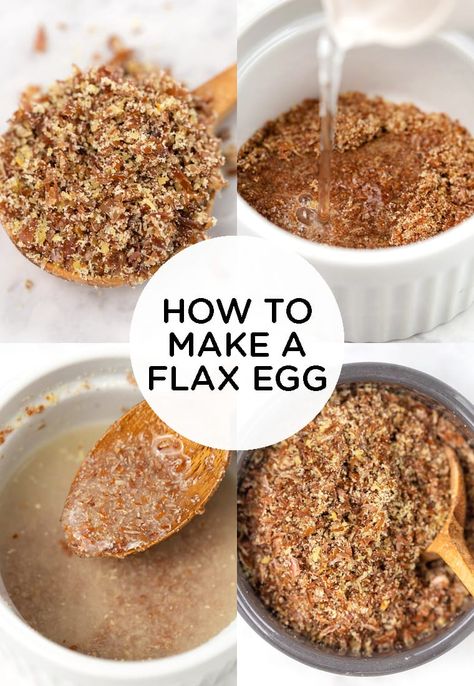 Flax Eggs, Vegan Egg Substitute, Flaxseed Meal, Egg Substitute, Peanut Butter Banana Muffins, Vegan Egg, Simply Quinoa, Flax Egg, Substitute For Egg