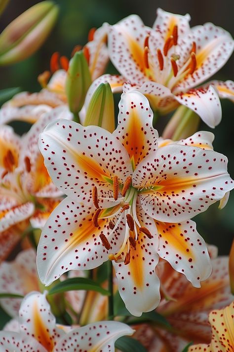 The Stardust Lily is a mesmerizing flower boasting star-shaped petals speckled with vibrant spots. Known for its enchanting appearance and delightful fragrance, this lily is sure to captivate anyone who encounters it.  Light: Full sun to partial shade. Water: Moderate, keep the soil moist but not waterlogged. Soil: Well-drained, fertile soil. Temperature: 60-75°F (15-24°C). Humidity: Medium. Fertilizer: Balanced, slow-release fertilizer in the spring.A perfect choice for garden borders or containers, the Stardust Lily adds a touch of magic and elegance to any setting. 🌸✨  #lilies #flowerstagram #gardenmagic #naturebeauty Lilium Flower, Star Lily, Garden Aesthetics, Very Beautiful Flowers, Lily Garden, Stargazer Lily, Nothing But Flowers, Garden Borders, The Soil