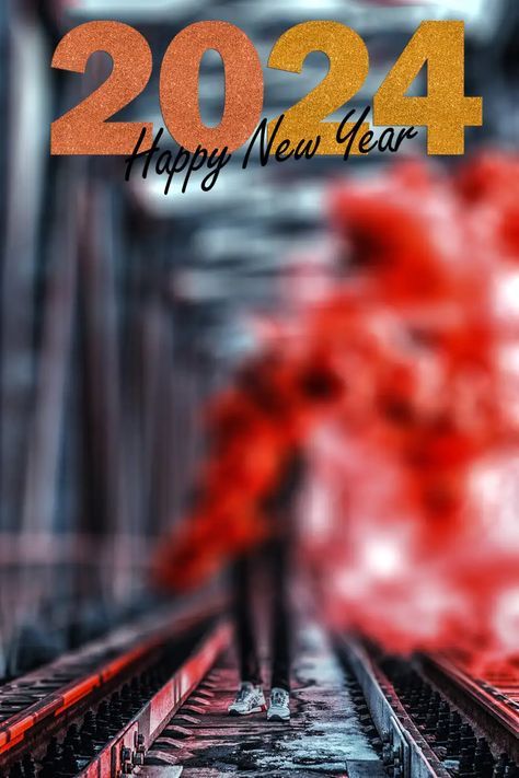 If You Want To Download 2024 Happy New Year Editing Train Track Background, Then You Can Download #2024 Happy New Year Editing Train Track Background High Quality In One Click From This Page. You Can Download All Types Of Backgrounds In High Quality From #cbeditz.com Website And Use Them In Your Projects For Free Happy New Year 2024 Background Editing, 2024 Happy New Year Background, Happy New Year 2024 Background, 2024 Background, Bakgerand Photo, Track Background, Happy Holi Photo, Holi Photo, Blurred Lights