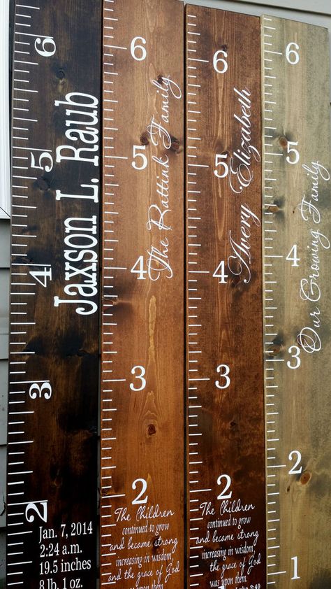 Giant Ruler, Wooden Height Chart, Growth Ruler, Growth Chart Wood, Wooden Growth Chart, Growth Charts, Personalized Growth Chart, Growth Chart Ruler, Height Chart