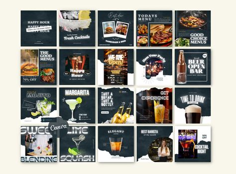 Excited to share the latest addition to my #etsy shop: BAR / PUB Instagram Bundle Kit | Bar/Pub Instagram Post Templates | Bar/Pub Instagram Story Templates | Bar/Pub Instagram Highlights Cover https://etsy.me/3TESAkP #bar #pub #restaurant #instagramtemlpates #barpubbu Bar Instagram Feed, Food Layout, Bar Original, Food House, Sport Bar, Pub Restaurant, Todays Menu, Highlights Cover, Cocktail Lounge