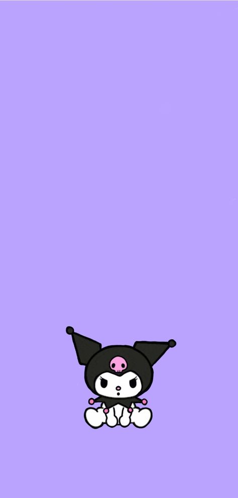 Purple Kuromi, Kuromi Wallpaper, Light Purple Wallpaper, Hello Kitty Wallpaper Hd, Dark Purple Wallpaper, Pastel Red, Sky Photography Nature, Funny Iphone Wallpaper, Kitty Drawing