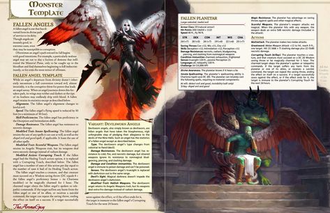 Dnd Fallen Angel, Dnd Angel, Corrupted Angel, Angel Template, 5e Monsters, Homebrew Monsters, Dnd Creatures, Dnd Monster, Dungeons And Dragons Races