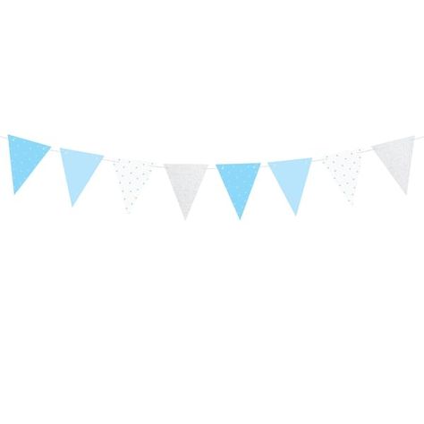 Guirnaldas & Banderines Primer cumpleaños:  Banderín estampado de lunares azules de papel - Blue 1st Birthday Paper Bunting Banner, Diy Slinger, Flower Border Clipart, Pennant Garland, Mini Garland, Paper Bunting, Birthday Flags, Flag Garland, Baby Boy 1st Birthday Party