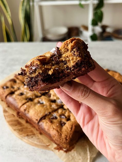 Spinach Artichoke Orzo, Artichoke Orzo, Brownie Cookie Bars, Banana Oatmeal Bars, Almond Butter Brownies, Dairy Free Brownies, Brownie Toppings, Cookie Brownie Bars, Oatmeal Bars