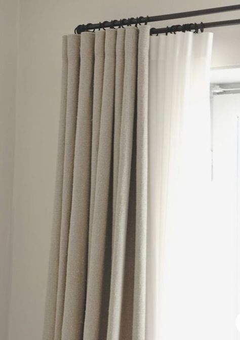 Bedroom curtains blackout Curtains Living Room Farmhouse Modern, Ready Made Curtains, Natural Linen Curtains Living Room, Curtain Inspo Bedroom, White Blackout Curtains Bedroom, Bedroom Curtains Aesthetic, Pattern Curtains Bedroom, Blackout Curtains Bedroom Ideas, Black Out Curtains Bedroom Ideas