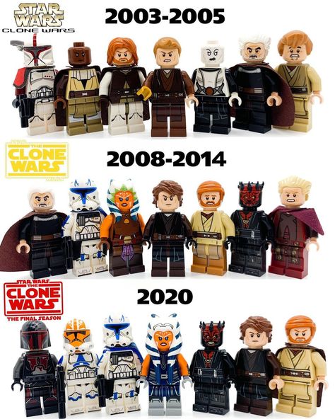 Lego Memes, Lego Star Wars Mini, Lego Jedi, Star Wars Attack Of The Clones, Lego Clones, Star Wars Minifigures, Star Wars Clone, Lego Figures, Lego Worlds