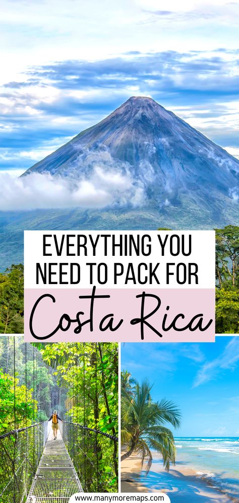 Packing For Costa Rica, Costa Rica Packing List, Costa Rica Packing, Travel To Costa Rica, Visiting Costa Rica, Packing List For Women, Cost Rica, Costa Rica Honeymoon, Costa Rica Adventures