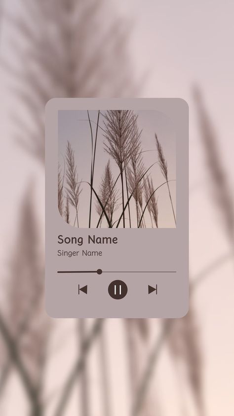 Beige Music Player Instagram Story - Templates by Canva Music Signs, Font Combos, Create Your Story, Professional Fonts, New Beginning Quotes, Come Here, Music Player, Music Players, Cute Backgrounds