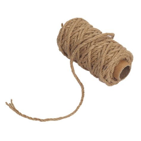 Tenn Well Strong Natural Jute Twine, 4mm Thick 66 Feet Long Jute String Rope Roll for Garden, Arts Home Decor Packaging, Jute Roll, Decor Packaging, Frosty Morning, Africa Art, Cat Scratching Post, Crafts Home, Jute Rope, Macrame Projects