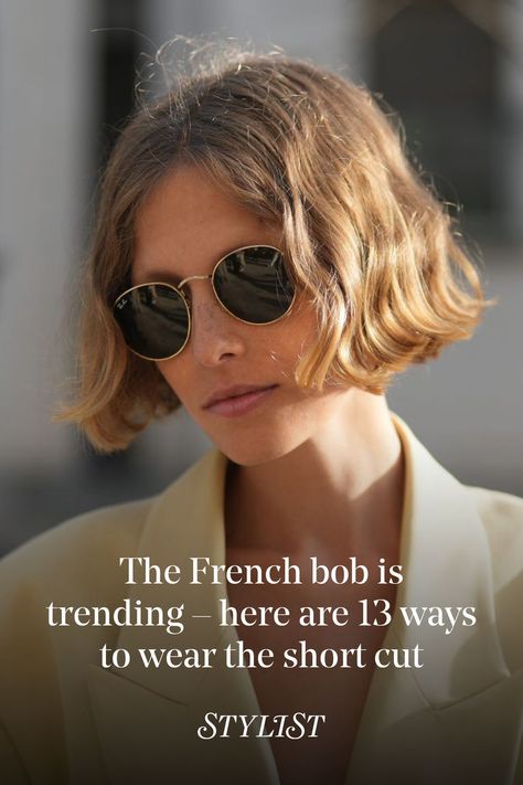 Shorter than your average bob, the French iteration is one that hairdressers are seeing an increased demand for. It has also been the look of choice for countless celebrities, including Hailey Bieber, Kaia Gerber and, most recently, Cate Blanchett. Choppy Bob Hairstyles Blonde, French Bob Style Outfit, Christy Turlington Bob Haircut, French Bob Gray Hair, Honey Brown Shoulder Length Hair, 40s Bob Haircut, Italian Crop Hair, 90s Old Money Bob Haircut, French Bob Before And After