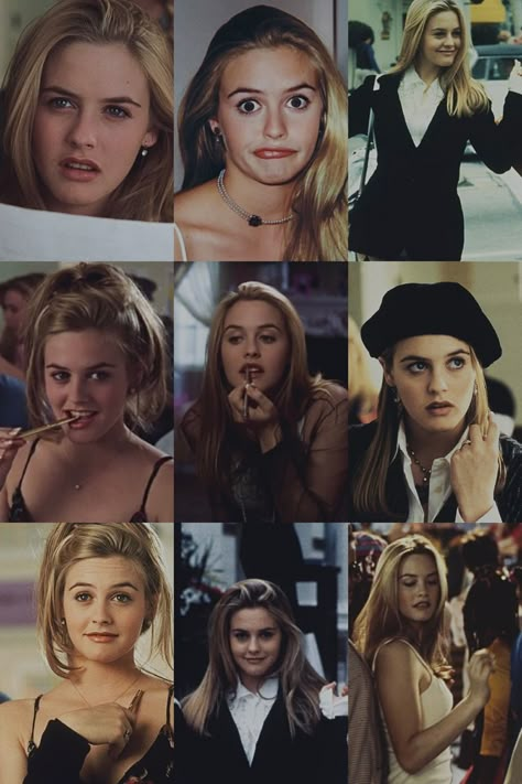 Cher in Clueless Cher Howoritz Aesthetic, Cher Horowitz Lifestyle, Cher Makeup Clueless, Cher Astethic, Cher Hairstyles Clueless, Cher Aesthetic Clueless, Clueless Hairstyles, Cher Clueless Hair, Cher Clueless Aesthetic