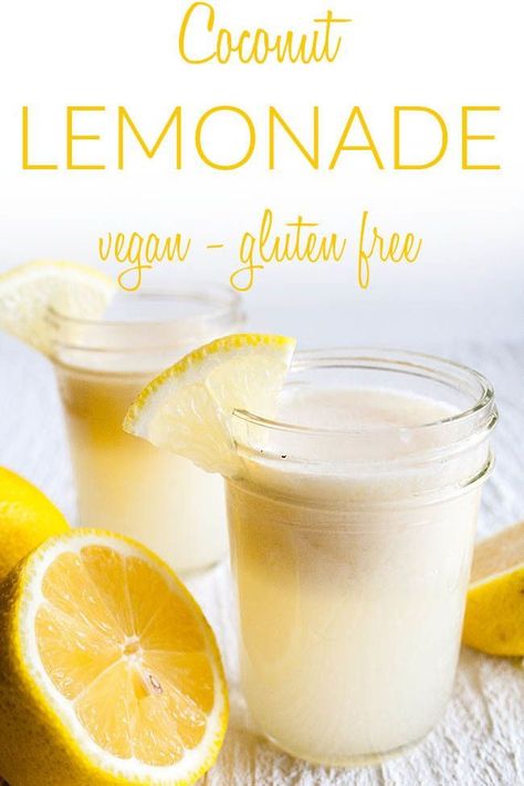 Coconut Lemonade, Pumpkin Spice Ice Cream, Coconut Recipe, Vegan Drinks Recipes, Vegan Pumpkin Spice, Pan Sin Gluten, Healthy Cocktails, Vegan Drinks, Keto Friendly Desserts