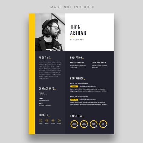 Corporate Cv Design, Cv Design Creative Professional, Graphic Designer Cv 2023, Cv Designer Graphic, Good Cv Creative Cv, Graphic Designer Resume, Curriculum Template, Graphic Design Cv Professional Cv, Cv Original