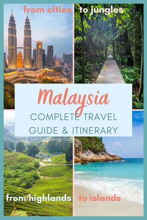 Malaysia Itinerary, Malaysia Travel Guide, Backpacking Routes, Travel Malaysia, Asian Travel, Backpacking Asia, Malaysia Travel, Travel Route, Travel Destinations Asia