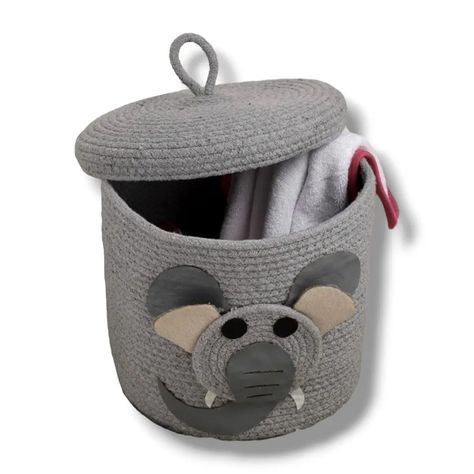 🐘✨ Elevate your organization game with the Elephant Basket by Tiny Blush! 🌟🐾 In a chic shade of grey and sized at 30x30 CM, this cotton marvel is not just a storage solution – it's a whimsical organizer designed to add charm to your living room, bedroom, office, or kitchen! 🏡👶 ✨ Stylish Functionality: Bid farewell to clutter and welcome the Elephant Basket with a lid. This versatile storage solution effortlessly tucks away toys, blankets, or office essentials. The grey hue complements any de... Elephant Basket, Office Essentials, Shades Of Grey, Storage Solution, Storage Solutions, Bedroom Office, Blankets, Elephant, Blush