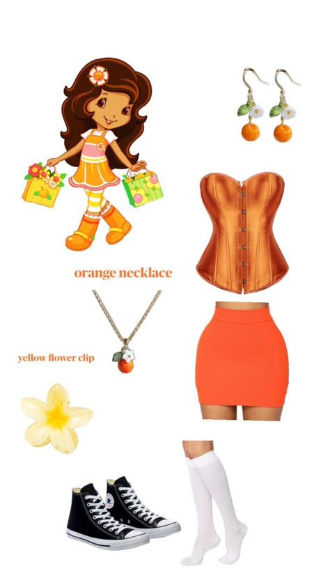 Orange Blossom Costume, Blossom Costume, Strawberry Shortcake Halloween Costume, Blossom Costumes, School Halloween Costumes, Strawberry Shortcake Costume, Classy Halloween Costumes, Fairy Halloween Costumes, Hallowen Ideas