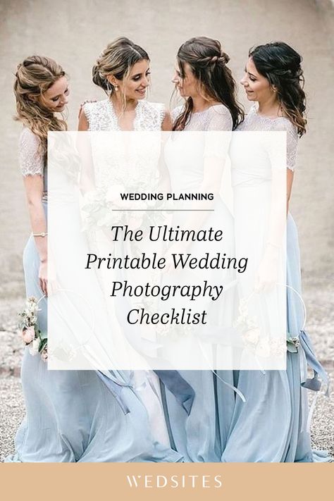 Here's our ultimate wedding photography checklist! Wedding Photo Checklist Photography, Wedding Shoot List, Wedding Photography List Of Shots, Photography Wedding Checklist, List Of Wedding Pictures To Take, Wedding Photo List For Photographer, Wedding Photography Checklist Printable, Wedding Picture List, Wedding Photography Shot List