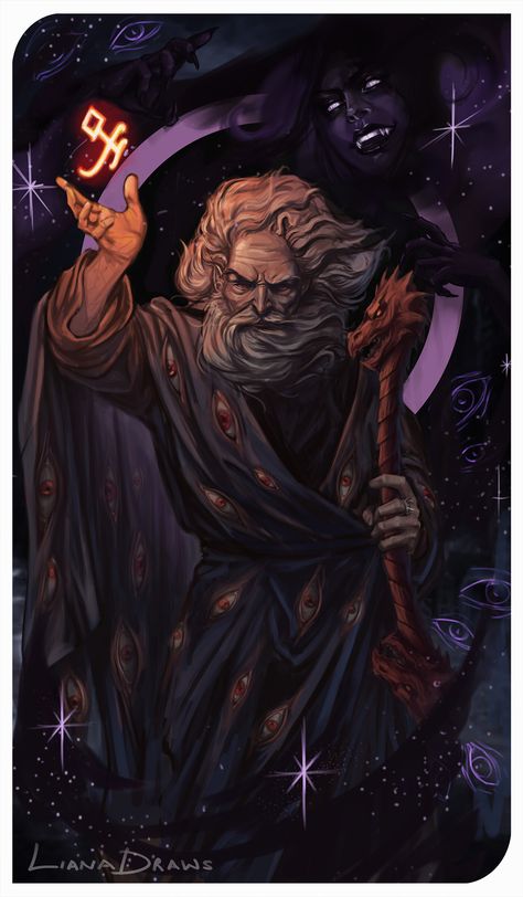 ArtStation - Halaster Blackcloak Tarot Halaster Blackcloak, Fantasy Ships, Dnd Wizard, Wizard Robes, Dnd Inspiration, Dark Wizard, Dark Fairytale, One D, Cosmic Horror