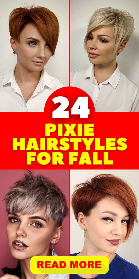 Keeping up with 2023 trends, the pixie hairstyles for fall offer a unique blend of style and substance, appealing to women of all ages.For women with wavy hair, the pixie hairstyles for fall bring out the best in your waves, adding texture and depth to your style. Short Hair For Fall 2023, Short Haircuts For Fall 2023, 2023 Short Haircuts For Women, Short Hair Trends Fall 2023, Short Hair Color Ideas 2023 Fall, Pixie Haircolor Ideas Fall, Short Hair 2023 Trends Women Pixie, 2023 Short Hairstyles For Women, Short Hair Styles Fall 2023