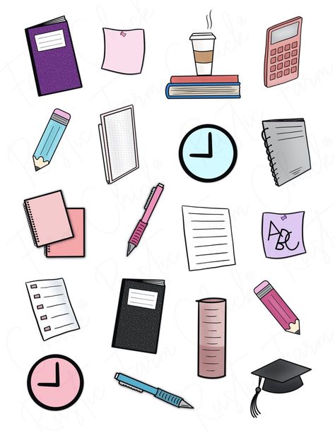 STUDY Digital Stickers for Goodnotes, School Work Stickers For Planner, Study Stickers Aesthetic, Good Notes Sticker, Ipad Stickers Goodnotes, Sticker Design Ideas, Digital Planning Stickers, Study Stickers, Digital Stickers For Goodnotes, Decorating Notebooks