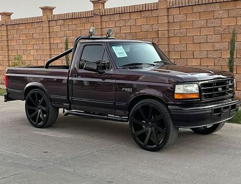 Obs F150, F150 1995, F150 Mods, 1995 Ford F150, Ford Obs, Car Builds, Ford Trucks F150, Dropped Trucks, 20 Wheels