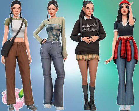 Sims Creations by Lizzisimss on Tumblr Dior Outfit, Sims 4 Couple Poses, Anime Outfit, Sims 4 Mm Cc, Cold Weather Outfit, Sims 4 Teen, Sims 4 Mm, Sims4 Clothes, Sims 4 Mods Clothes