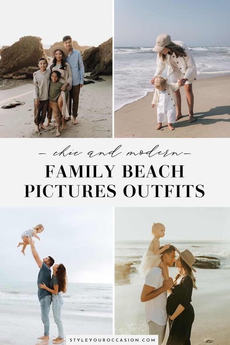 Family Coordinating Outfits Vacation, Black Outfits For Beach Family Pictures, October Beach Family Pictures, White Jeans Beach Outfit, Casual Beach Family Photos Outfits, Best Colors To Wear For Beach Pictures, Black Dress Beach Photoshoot Family, Jeans On The Beach Photoshoot, Family Photo Outfits Fall Beach