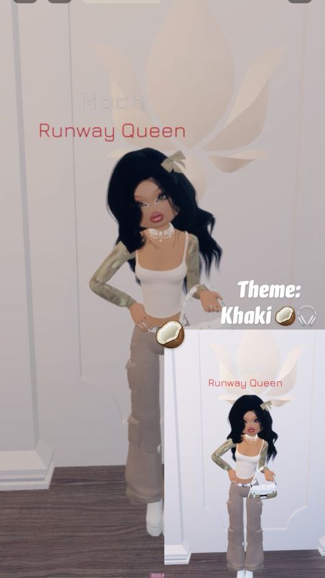 Boho Dress To Impress Roblox Game, Khaki Dress To Impress Roblox Game, Dti Outfit Ideas Khaki, Clean Girl Dress To Impress Roblox Game, Dress To Impress Theme Khaki, Dti Theme Khaki, Khaki Outfit Dress To Impress, Dress To Impress Khaki Theme, Khaki Dti Outfit