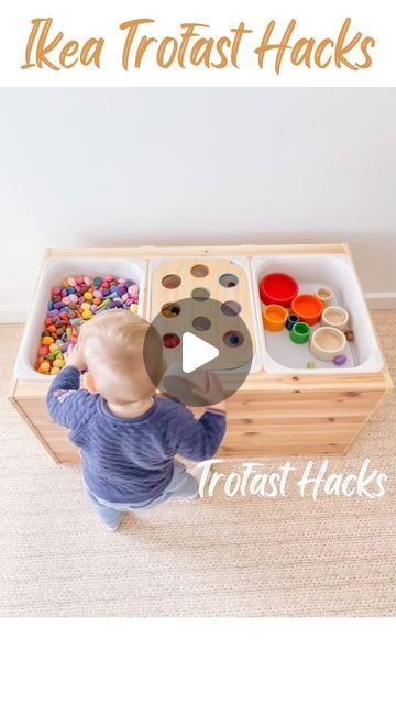 Easy play ideas for toddlers and preschoolers on Instagram: "Have you found IKEA hacks that just change the game with little ones?  These are a few ways we have previously shared how use our Trofast shelving. We love it for storage and it’s such a flexible unit for play too!  💬 Tell me what IKEA hacks you have found or love! ♥️  . . . . . #sensoryplay #sensoryplayideas #ikeahack #playhacksbymoms #playhacks #toddlerplay #toddlerplaytoday #toddlerplayideas #toddlerlearning #toddlerplaytime #playideas #easyplay #learningathome #easypeasyplay #easyplayideas #simpleplayideas #playathome #playathomemummy #playfulchildhood #openendedtoys #openendedplay #openended #woodentoysaustralia #woodentoysforkids #playdiscovercreate #wherelearningmeetsplay #playingislearning #invitationtoplay #playroomidea Trofast Diy, Ikea Trofast Hack, Play Ideas For Toddlers, Ikea Trofast, Open Ended Toys, Invitation To Play, Kids Wooden Toys, Toddler Play, Toddlers And Preschoolers